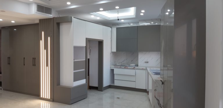 cabinet with lighting